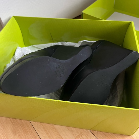 Ted Baker Elkma Black Wedge Ankle Boots - Picture 4 of 4